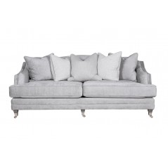 VL Belvedere 4 Seater Sofa Silver